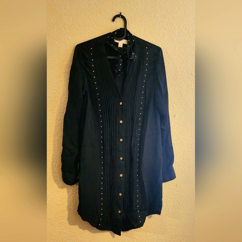 VINTAGE Michael Kors Black silk dress